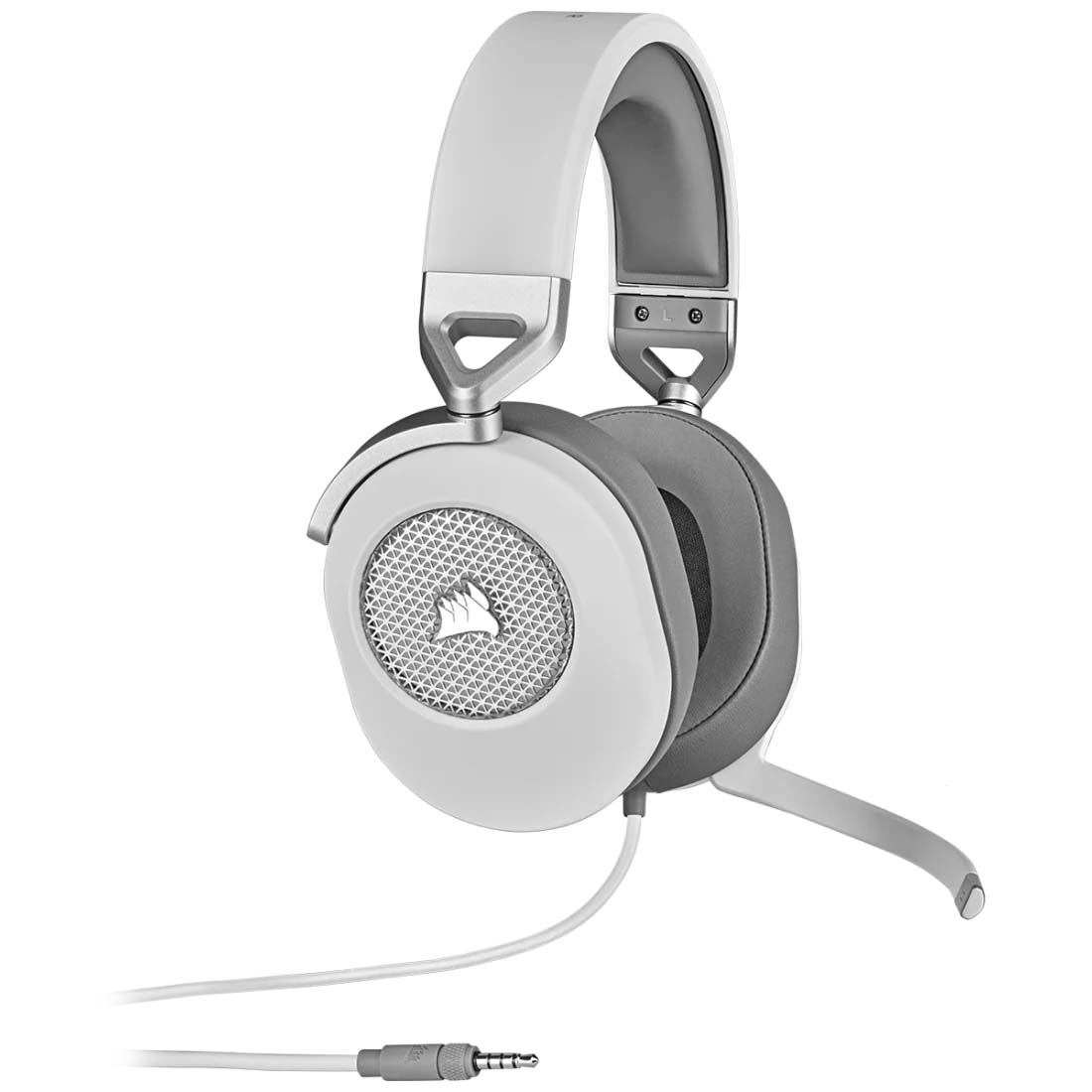 CORSAIR コルセア HS65 SURROUND 有線ゲーミングヘッドセット 白いこと (AP) CA-9011271-AP