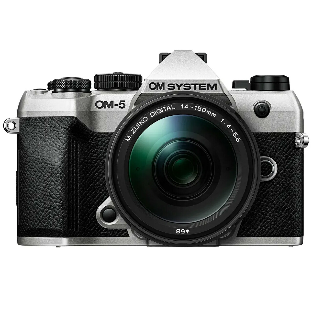 OM SYSTEM オーエムシステム OM-5 Mark II 14-150粍 II 水晶体一揃いの道具 しろがね色 【お得な書き割りもあります】