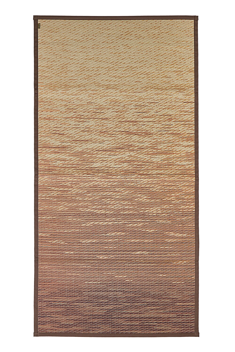 萩原 ハギカラ 国産い草引っ敷き（裏貼り） せとのと 凪 約80×160糎 赤銅色 81962215 製造会社直送 同梱不可 歌留多決済のみ相応う 沖縄・北海道・離島お届け並びに第四次元任じる不可