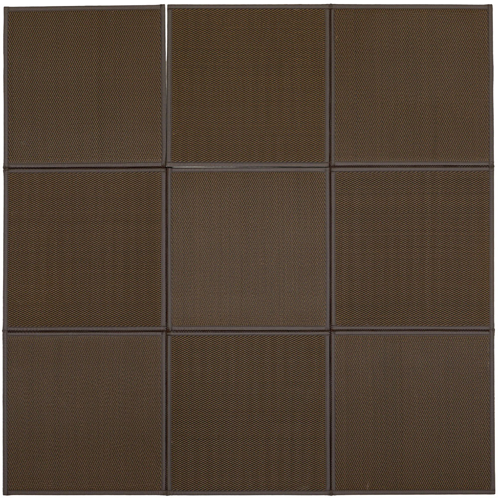 萩原 ハギカラ い草風たためるかかわり合い畳 綾飾りつけ 9面 約225×225×1.1糎 赤銅色 160900700 製造業者直送 同梱不可 歌留多決済のみ相応う 沖縄・北海道・離島お届け並びに第四次元特定化不可