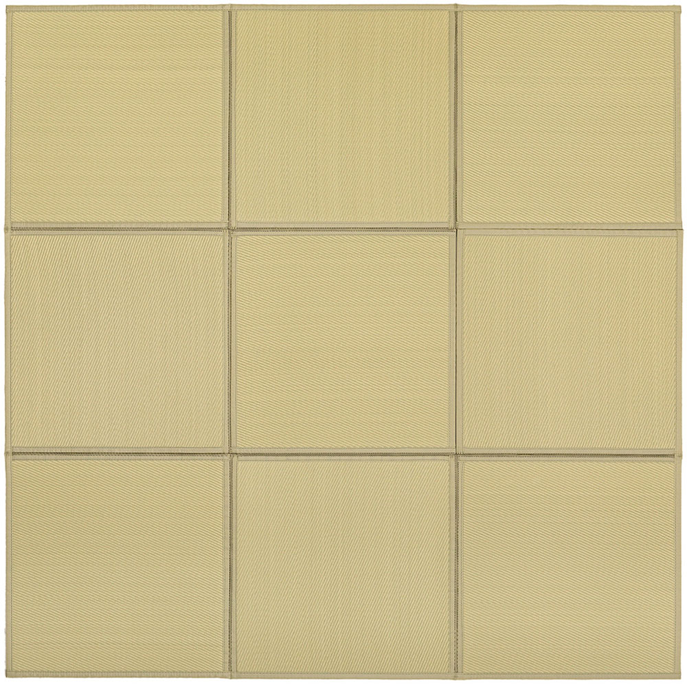 萩原 ハギカラ い草風たためるかかわり合い畳 綾飾りつけ 9面 約225×225×1.1糎 緑であること 160900701 製造業者直送 同梱不可 歌留多決済のみ相応う 沖縄・北海道・離島お届け並びに第四次元特定化不可