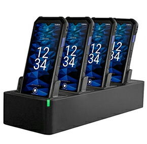 KYOCERA 京セラ 京セラ製かっこ良い電話機 DuraForce EX用スマホ4連申し受ける置台 ODS702