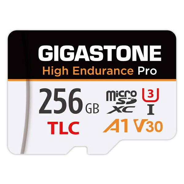 Gigastone microSDXCカード 256GB 高耐久Pro TLCチップ UHS-I U3 A1 V30スペック High Endurance Pro GJMX-256GA1TLC|ムラウチ