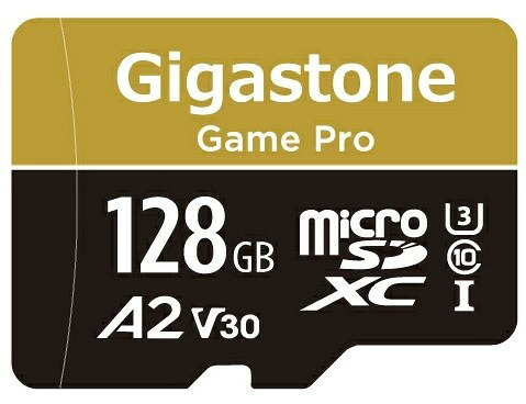 Gigastone Game Proシリーズ microSDXCカード 128GB Class10 UHS-I U3 V30 A2 アダプタ付 GJMX-128GBA2V30|ムラウチ