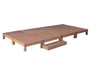 組立家具 ウッドデッキ お庭に癒しの景色をインストール Pwde 8p Stp Lbr メンテナンス重視なら 人工木がおすすめ 住まいスタイル メーカー直送代引不可 納期未定 人工木ウッドデッキ 人工木ウッドデッキ Ecofeel エコフィール 8台 ステップセット Pwde 8p Stp Lbr