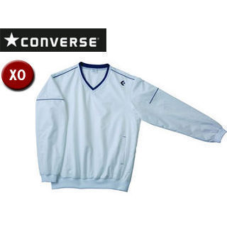 CONVERSE/コンバース CB162501S-1129 ウォームアップジャケット（裾ボックス仕様） 【XO】 （ホワイト×ネイビー）｜エムスタ