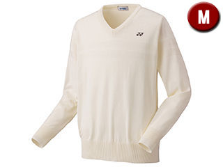 2059円 【正規逆輸入品】 YONEX ヨネックス セーター Mサイズ オフホワイト 30075-200