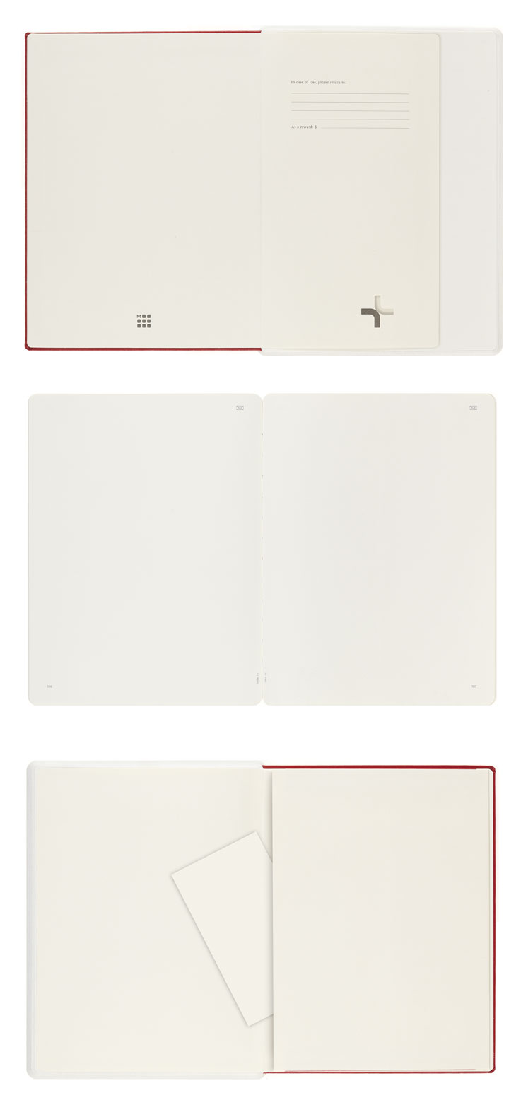 市場 ノート かわいい おしゃれ レッド ダイアリー ビジネス システム手帳 手帳 ハード 固い デザイン文具 日記帳 赤 ゴムバンド