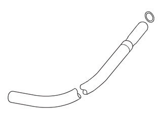 Panasonic パナソニック アルカリ整水器・アルカリ浄水器用ロング吐水パイプ(37cm) TKHS70H7317 【納期にお時間がかかる場合があります】
