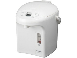 【台数限定!ご注文はお早めに!】 Panasonic パナソニック NC-BJ225(W) マイコン沸騰ジャーポット 2.2L 「2段階給湯」&「カフェ給湯」 用途に合わせて便利に湯沸かし「お好み温調」|エムスタ