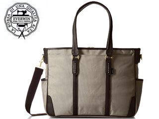 Everwin エバウィン 家具 納期12月以降 215 パソコン Amalfi アマルフィ レディース メンズ Beatexナイロン製国産 トートバッグ グレー ビジネスバッグ 2way ショルダー エムスタ エバウィン メンズ ビジネス バッグ ナイロン トート