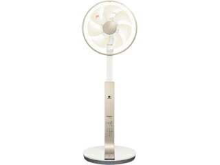 Panasonic パナソニック F-CV339(N) ナノイー搭載 ハイグレード リビング扇風機 DCモーター シルキーゴールド リモコン付き 自然で心地よい上質な風。立体首振りでお部屋の空気を快適に。 室温を感知して、かしこく気配り。「温度センサー」搭載