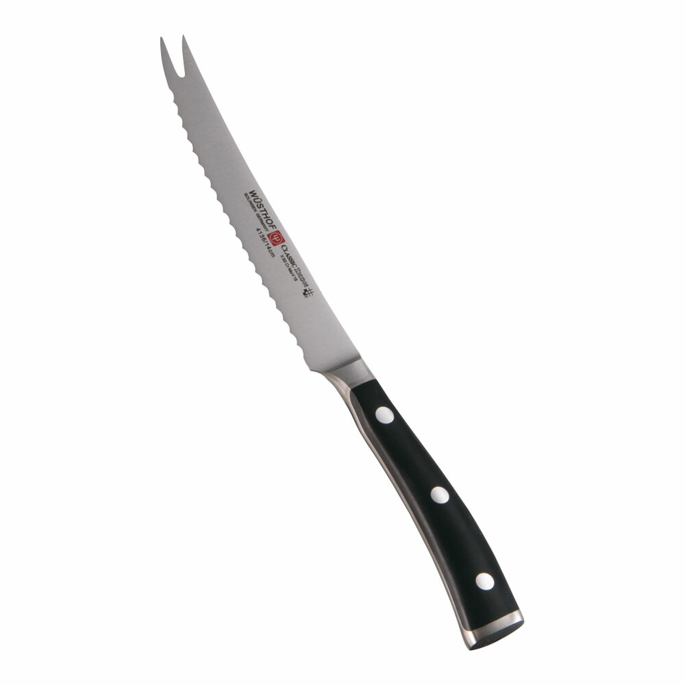 WUSTHOF ヴォストフ クラッシックアイコン　トマトナイフ 14cm 4136｜エムスタ