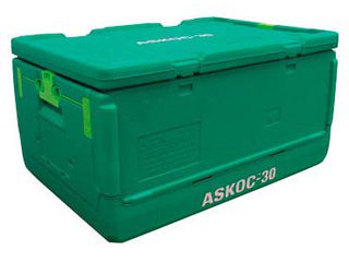 保冷折りたたみコンテナー　ＡＳＫＯＣ－３０　本体・蓋セット