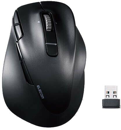 ELECOM エレコム 右寄り専用二十日鼠/EX-G PRO/S大きさ/Bluetooth/無線電話2.4GHz/8名取り草/チルトホイール/抗菌/静音 M-XGS50MBSKBK