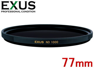 MARUMI マルミ 77mm EXUS ND1000 減光フィルター【EXUS NDシリーズ】【エグザス】 【帯電防止機能/撥水コーティング/防汚コーティング】
