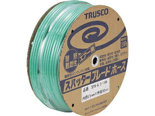 TRUSCO/トラスコ中山 スパッタブレードチューブ 8.5X12.5粍 100m 膜鳴楽器巻 SPB-8.5-100