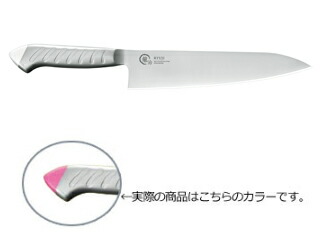 龍治 ステンカラー 牛刀 180mm 桃 RYS-13P