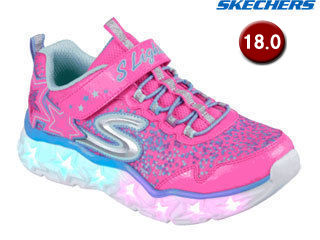 楽天市場 Skechers スケッチャーズ Galaxy Lights 光る靴 18 0cm スニーカー キッズ 女の子 ネオンピンク マルチ 109l エムスタ