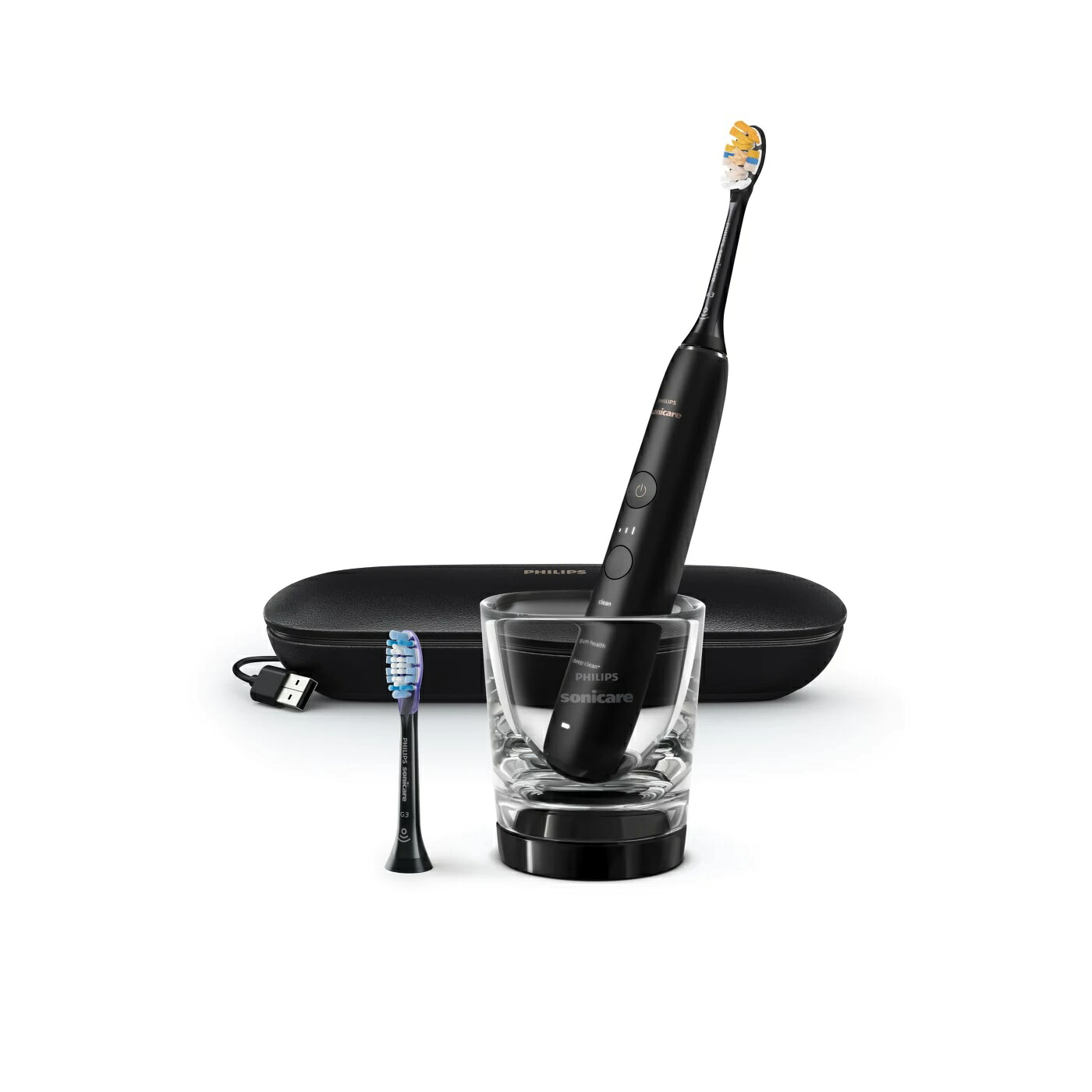 PHILIPS/フィリップス HX9911/99 金剛石嚠喨たる9000（黒いこと）（外国ででも当て嵌める能力のある）