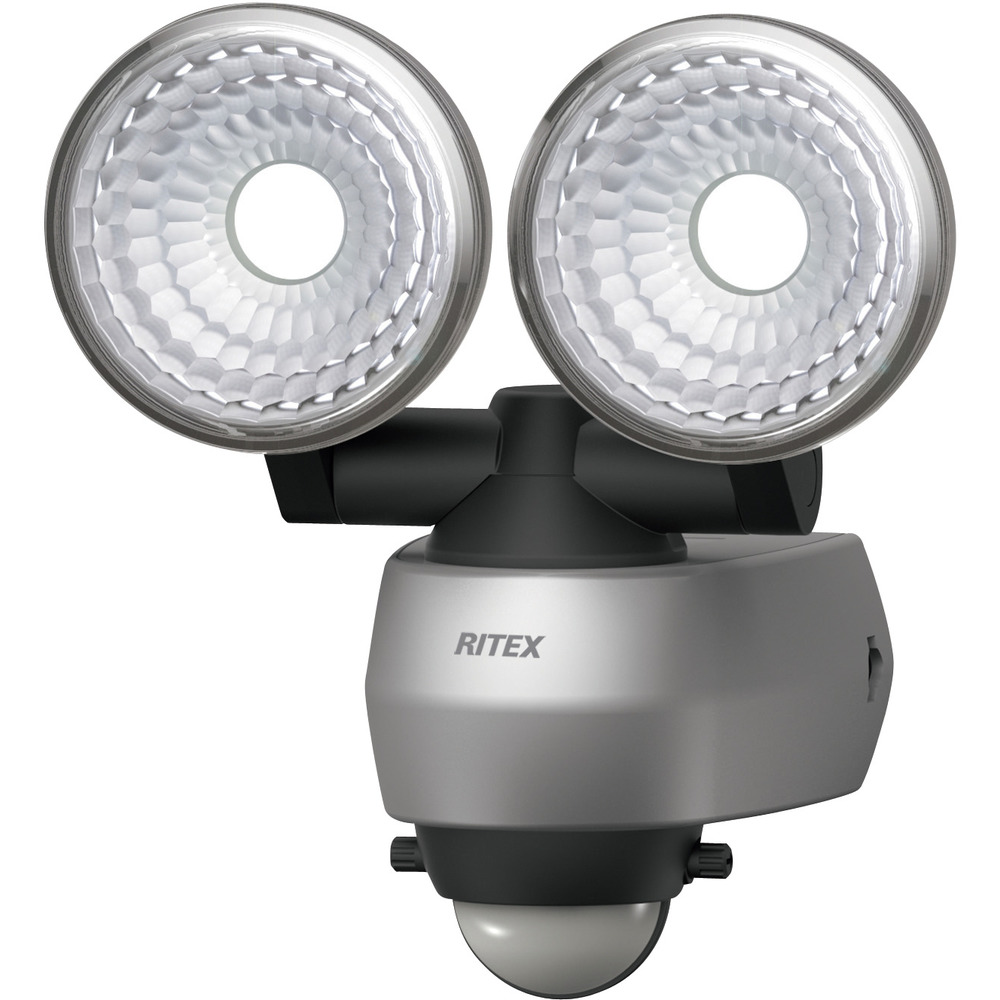 musashi/ムサシ RITEX 7.5W 2灯 LEDセンサーライト LED-AC315