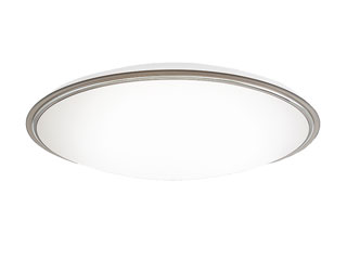 Hotalux/ホタルクス HLDC08321SG LEDシーリングライト【~8畳】※リモコン付(スモーキーブラウンエッジ・シルバー飾り)|エムスタ