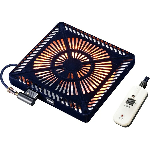 METRO 地下鉄道 MCU-501E(DKB) こたつ用U字型炭素暖房器 オレンジヒート 500W