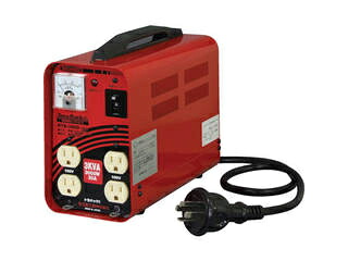 NICHIDO 日動実業 変圧器 降圧専用虎容器に並べる 輪っかトランス状態 3KVAA RTB-300D-100V