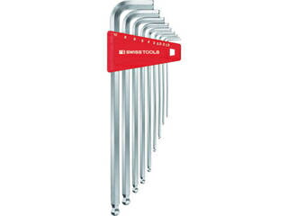 PB SWISS TOOLS/スイスツールズ どんぶり鉢付ロング六角棒鍵仕掛ける(1.5、2、2.5、3、4、5、6、8、10) 212LH-10