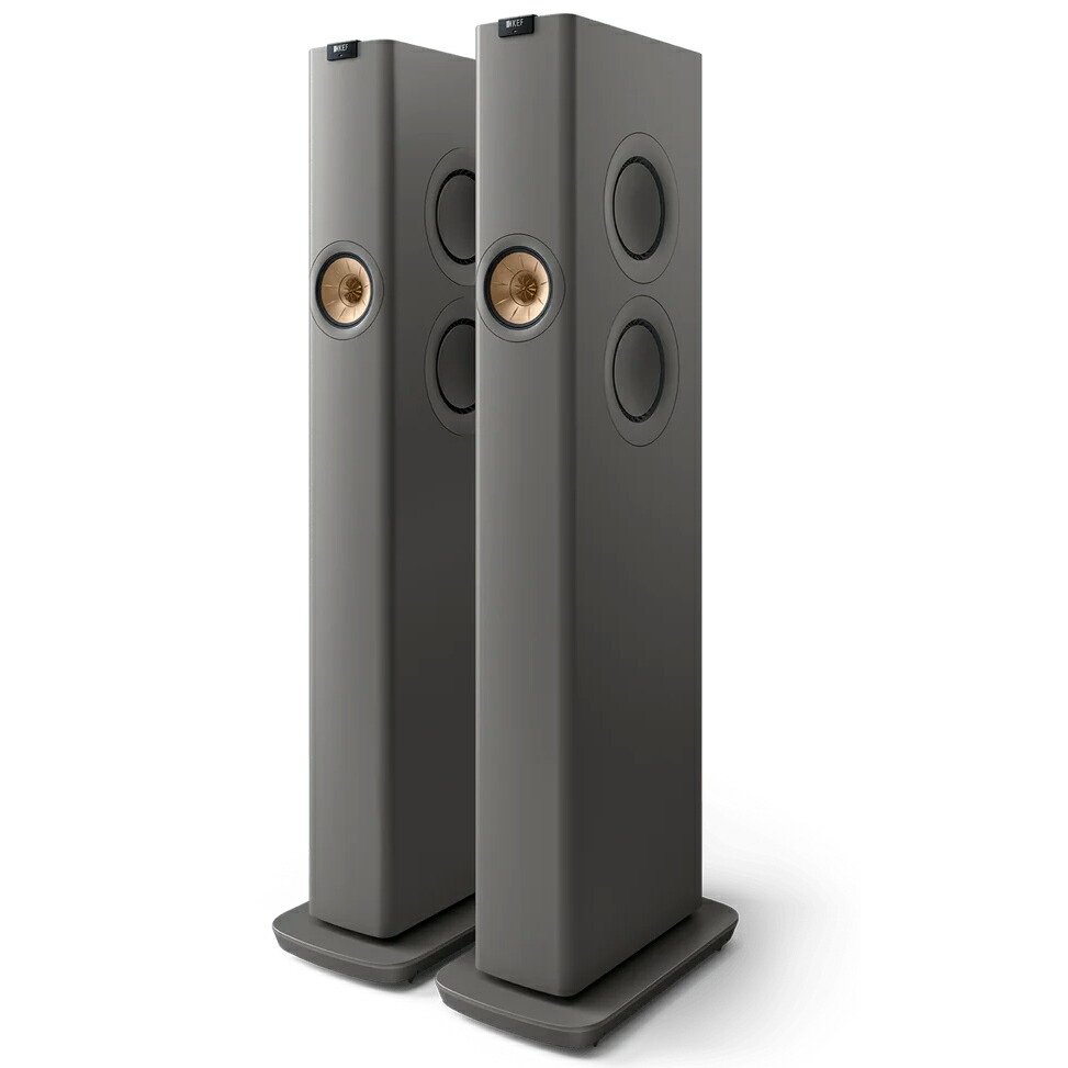 【5年間延長保証込】※メーカー在庫僅少 KEF JAPAN LS60 Wireless (チタニウムグレー) ワイヤレス HiFi スピーカー ペア 【当店のKEF製品は国内正規代理店品です】 【沖縄・その他の離島は配送できません】【配送時間指定不可】