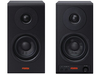 FOSTEX フォステクス PM0.3BD アクティブスピーカー （1ペア） Bluetooth＆USB接続対応　デスクトップスピーカー