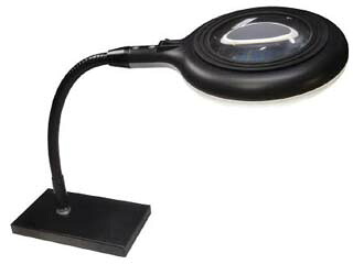 NOGA ノガ ノガLEDスタンド 拡大鏡付LEDドーナッツスタンド LED6400