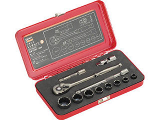 TRUSCO トラスコ中山 ソケットレンチセット 差込角9.5mm 12S TSW3-12BS