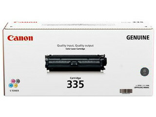 CANON キヤノン 【完全無欠】トナーカートリッジ 335BK CRG-335BLK 8673B001 黒いこと 単品買いもとめるのみ可（取り引き先バス発着場からのさし出しの利得） プラスチックマネー決済 通貨価値取り替えっこ決済のみ
