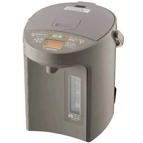 ZOJIRUSHI 象印 CV-GC22-TL ライトブラウン 優湯生 マイコン沸とう VE電気まほうびん 2.2L スピード沸とう　時短　文字が大きい　くっきり液晶　電気代がお得　ゆっくりカフェドリップ給湯｜エムスタ