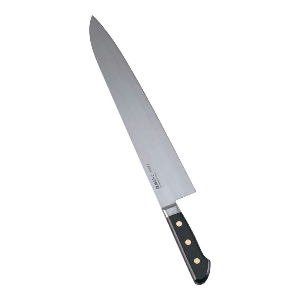 楽天市場】ミソノ 【MISONO】 スウェーデン鋼 牛刀 240mm No.113