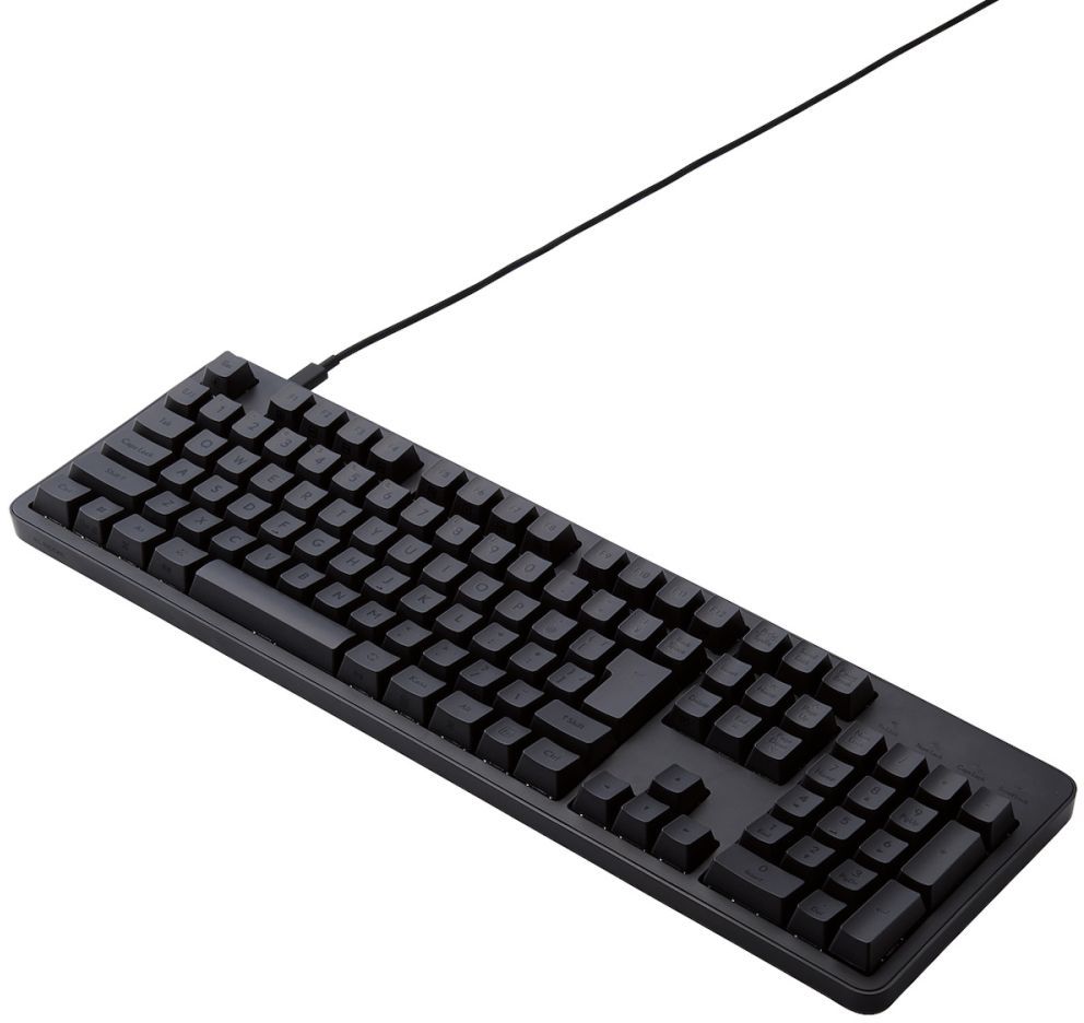 ELECOM エレコム 有線メカニカルキーボード/Leggero/Type-C着脱式/フルサイズ/赤軸/ブラック TK-MC50UKLBK｜エムスタ 13,816円