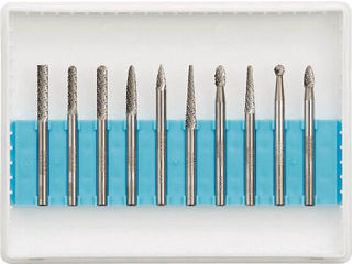 TRUSCO トラスコ中山 超硬バーセットAシリーズ 軸3mm 刃径3mm 10本セット TB-A030-10S