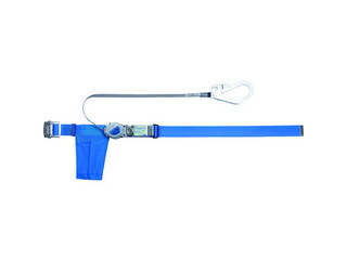 TRUSCO/トラスコ中山 巻取式2WAYリトラ安全帯 1本つり専用 スチール製バックル ブルー TSB-59B-B