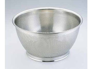 Sampo 三宝産業 ＵＫ１８－８パンチング深型ざる／３５cm