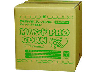 MIDORI ANZEN ミドリ安全 御手々洗浄剤 M御手々 PRO/CORN 18KG詰替え用BIB入れもの MHAND-PRO/CORN-18KG