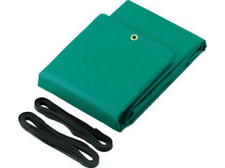 TRUSCO トラスコ中山 トラックシートα 1t用 幅2100mmX長さ3.1m 緑 TS-1TAGN