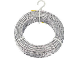 TRUSCO トラスコ中山 メッキ付ワイヤロープ Φ8mmX50m CWM-8S50|エムスタ