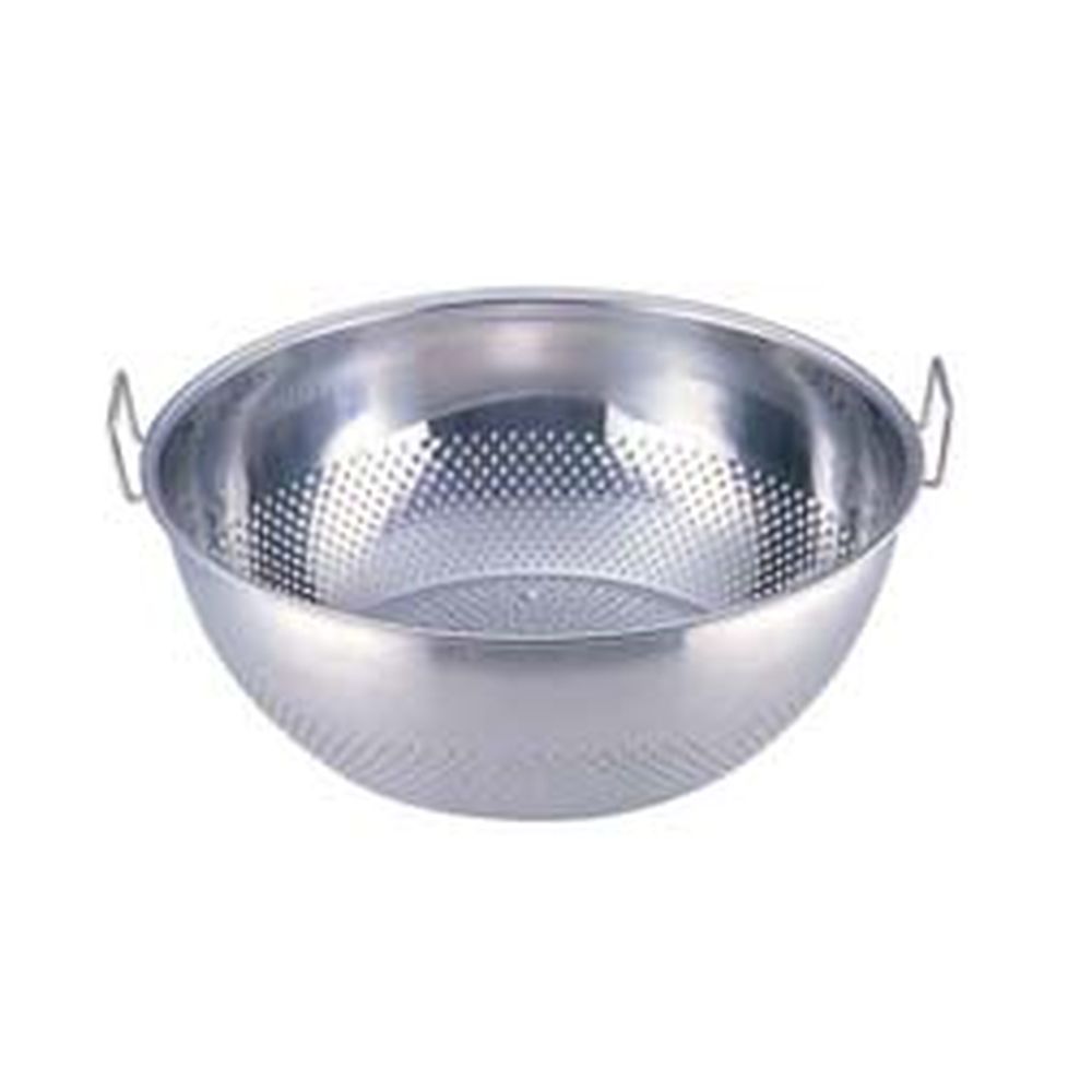 Sampo 三宝産業 ＵＫ１８－８パンチング　手付浅型ザル／６５cm