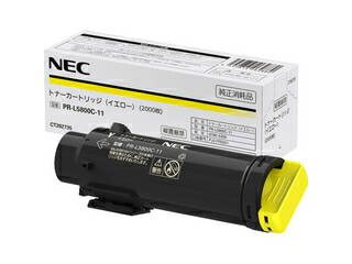NEC トナーカートリッジ(黄色) PR-L5800C-11