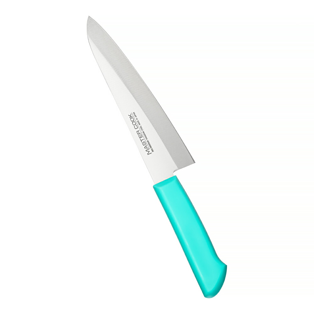 KATAOKA 片岡製造所 【MASTER COOK】抗菌色つやまかない方 洋出刃包丁／ＭＣＤＫ－２１０ 緑であること
