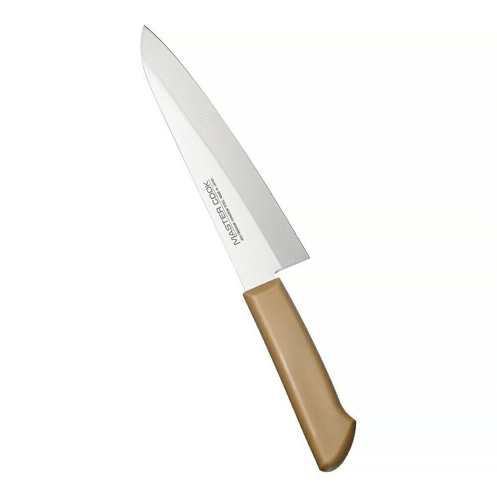 KATAOKA 片岡製造所 【MASTER COOK】抗菌色つやまかない方 洋出刃包丁／ＭＣＤＫ－２１０ 赤銅色