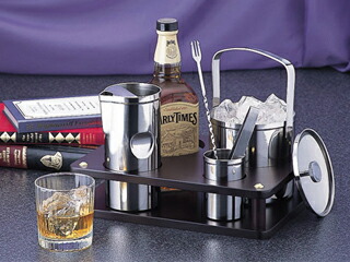 スイート水割りセットMR-642 トング 氷 アルコール お酒 カクテル シンプル ステンレス製 日本製 佐野製作所 スイート水割りセット MR-642 （アイスペール・ウォーター