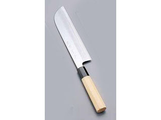 JIKKO 實光 【堺實光】紋鍛 鎌薄刃まかない方（片刃）／２４ｃｍ