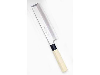 JIKKO 實光 【堺實光】特製霞 薄刃(片刃)/24cm34366|エムスタ